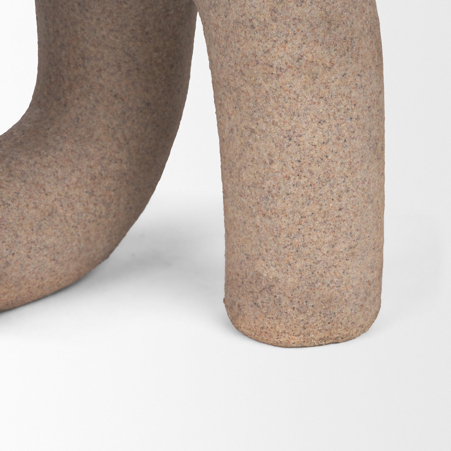 Kailyn Resin Textured Concrete Gray Decorative Object
