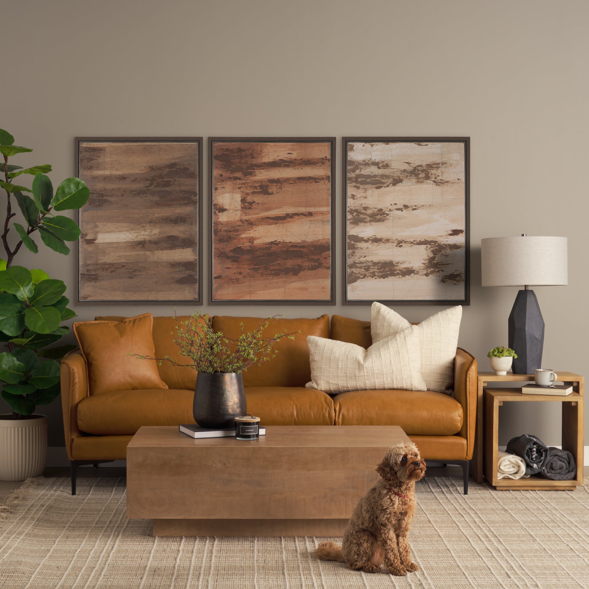 Piven Table Lamp Black Ceramic - table-lamps