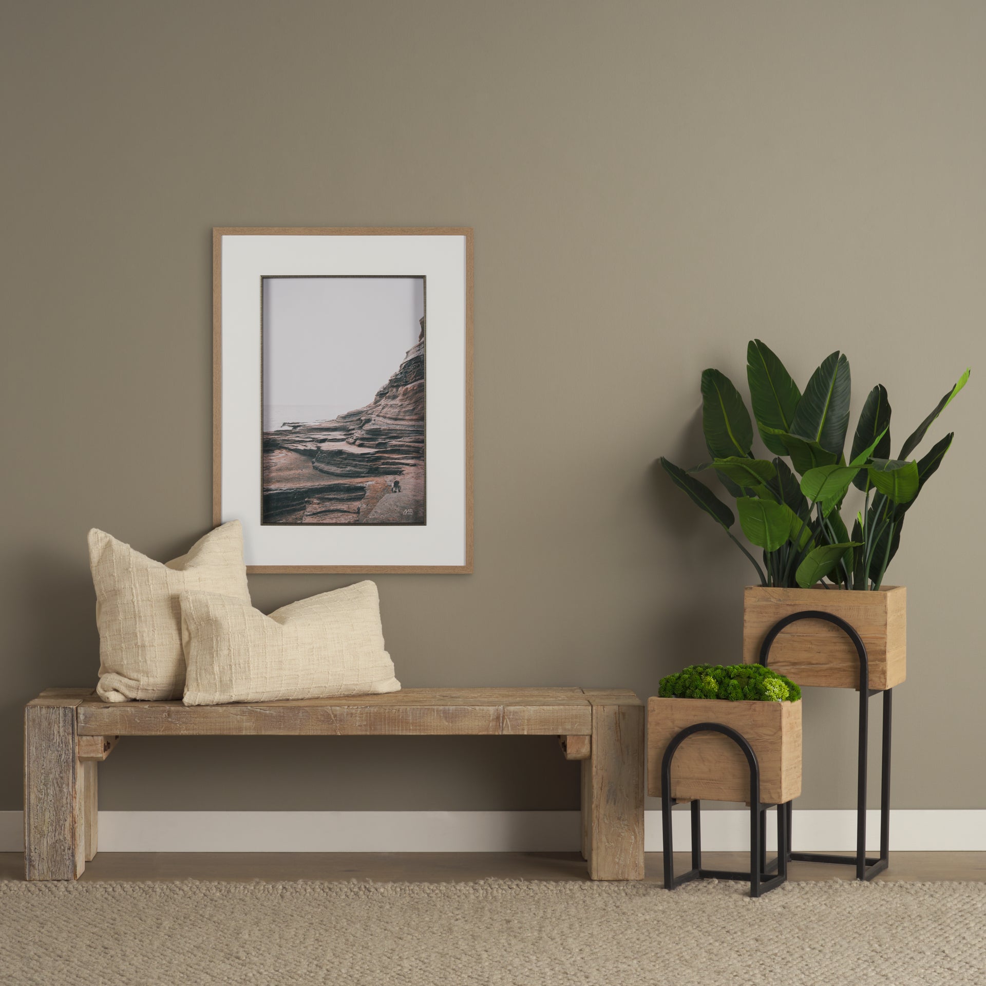 McArthur Bench Reclaimed Wood | Whitewash - benches