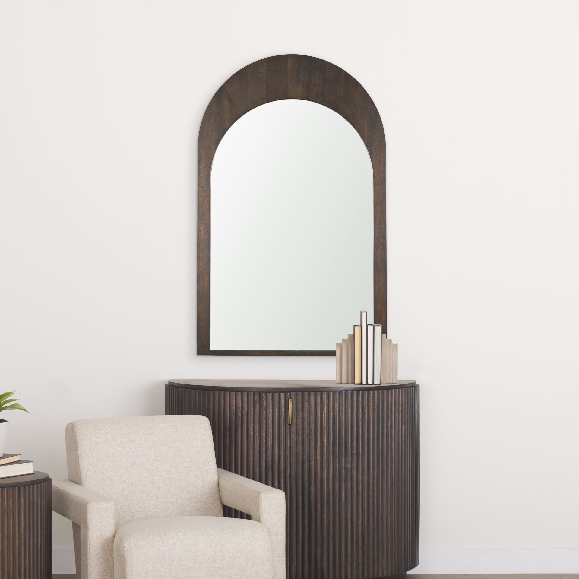 Celeste Wall Mirror Dark Brown | Medium - wall-mirrors-grouped