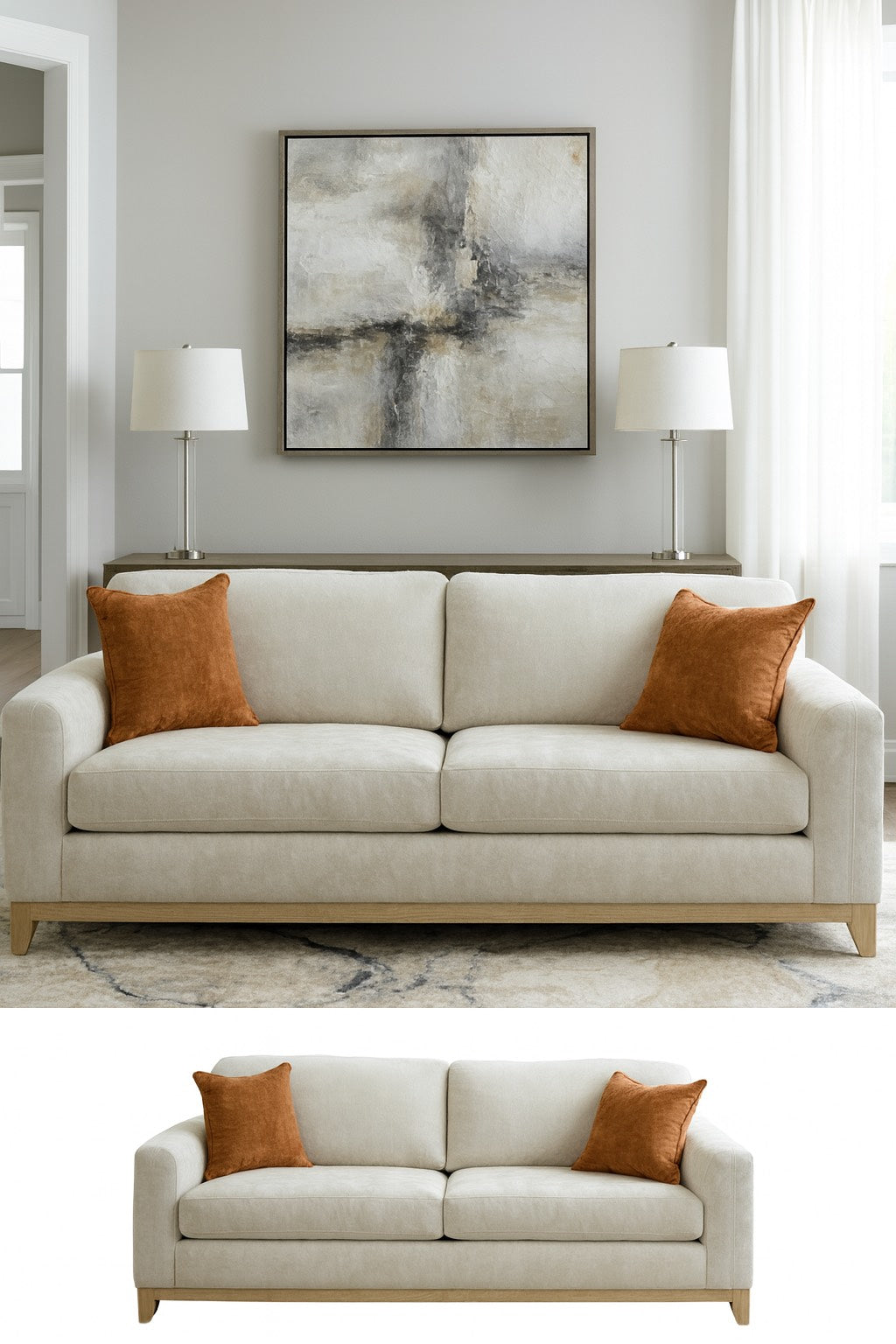 Brentwood Canadian Custom Make Fabric Sofa