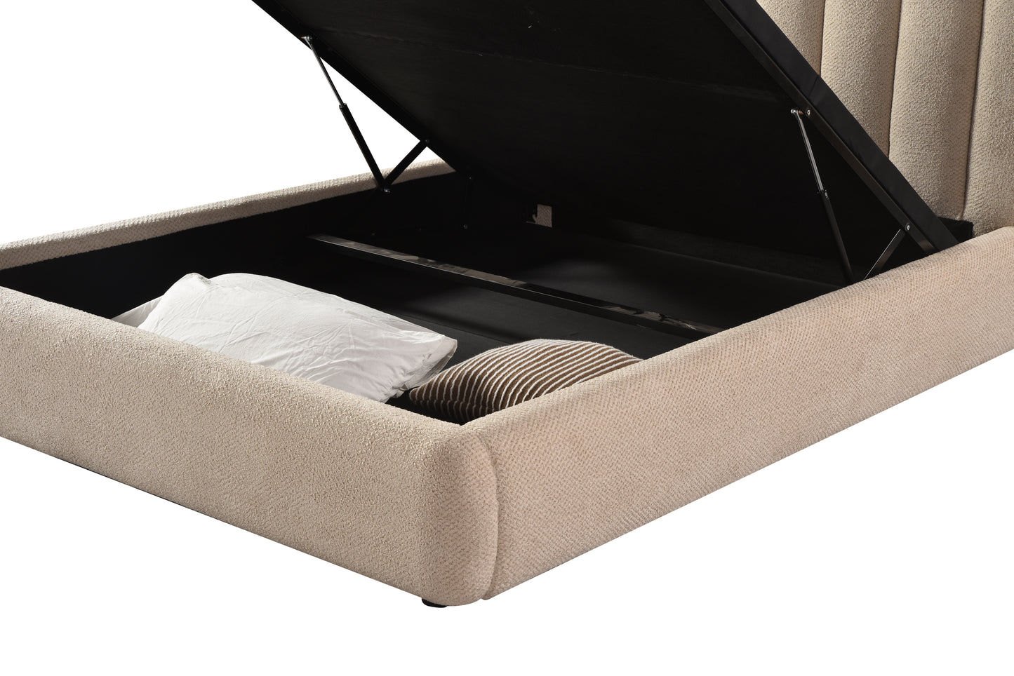 Ida Upholstered Hydraulic Storage Bed