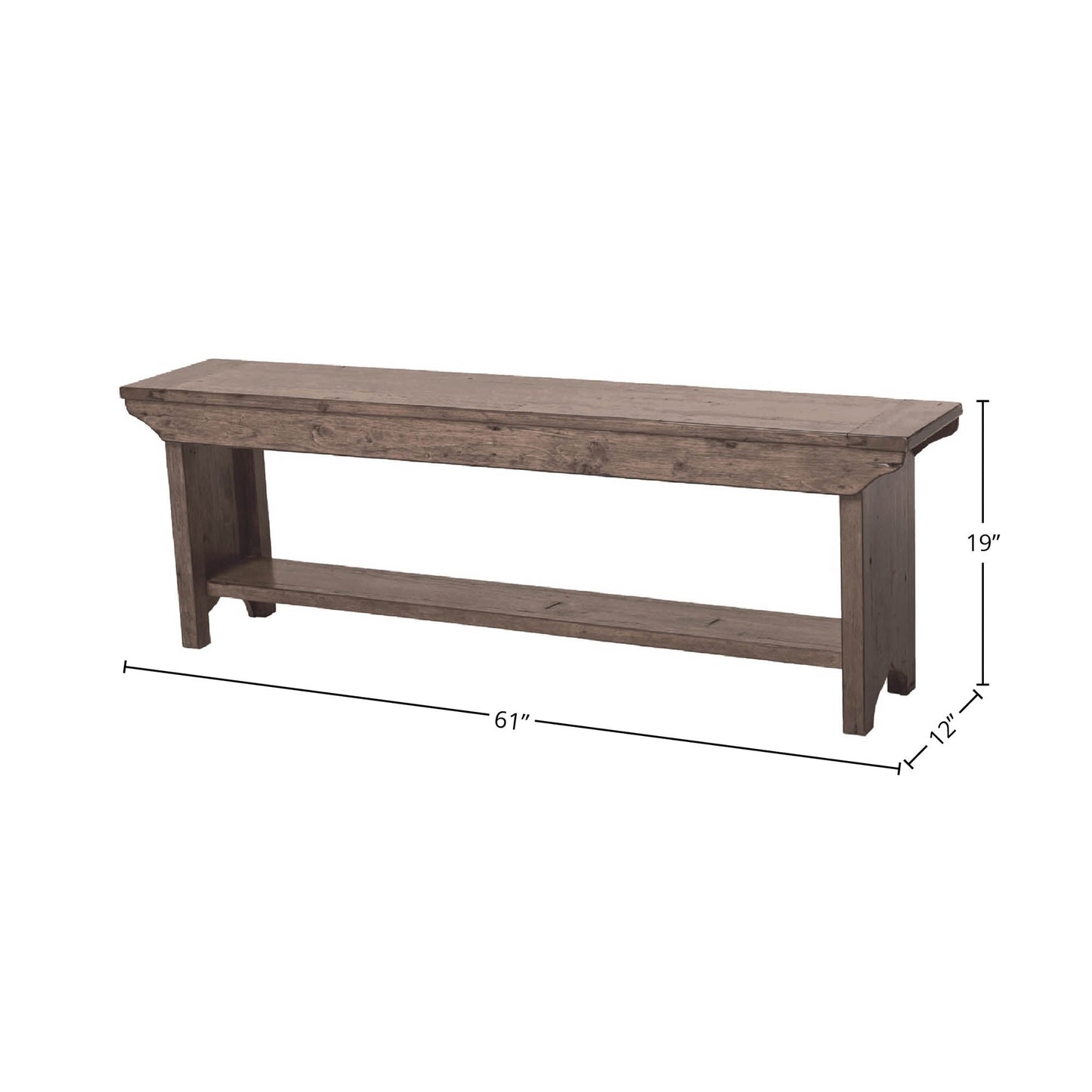 Irish Coast Regular Bench - Sundried