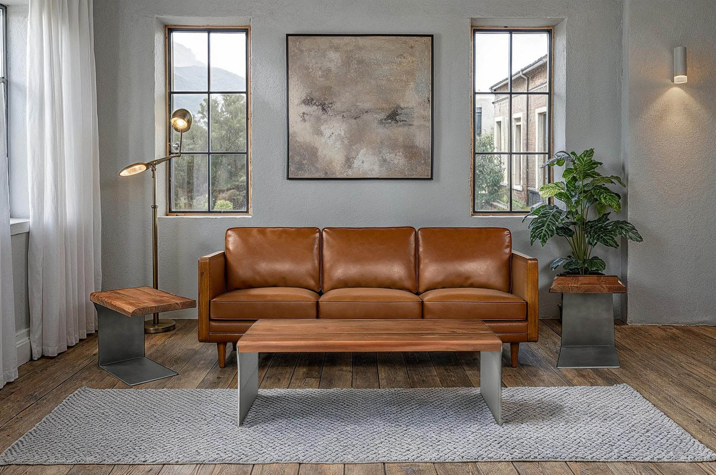 Las Vegas Mandalay Sofa - Vegan Nut