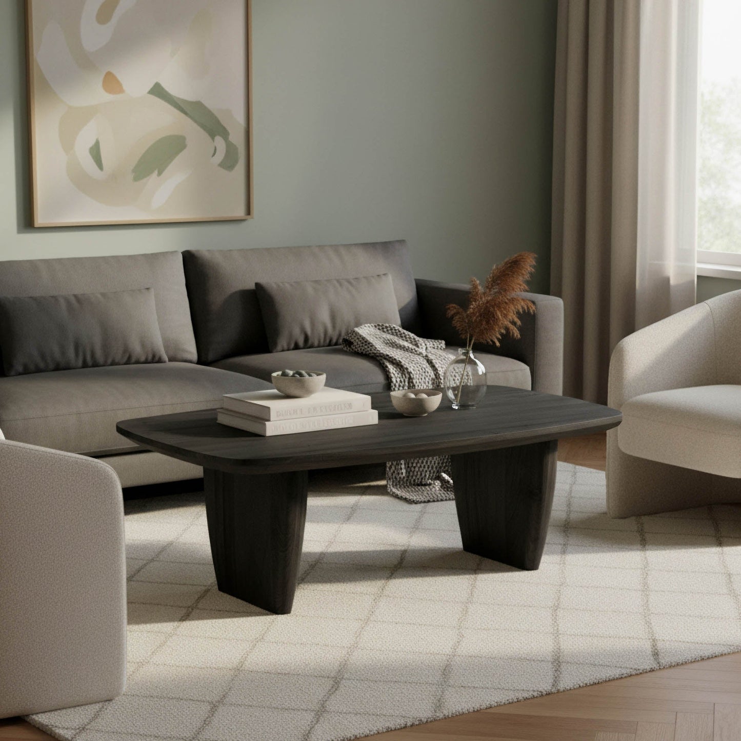 Tonic Coffee Table - Black Oak