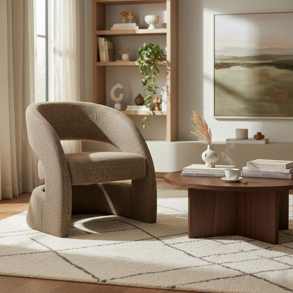 Virgo Club Chair - Chocolate
