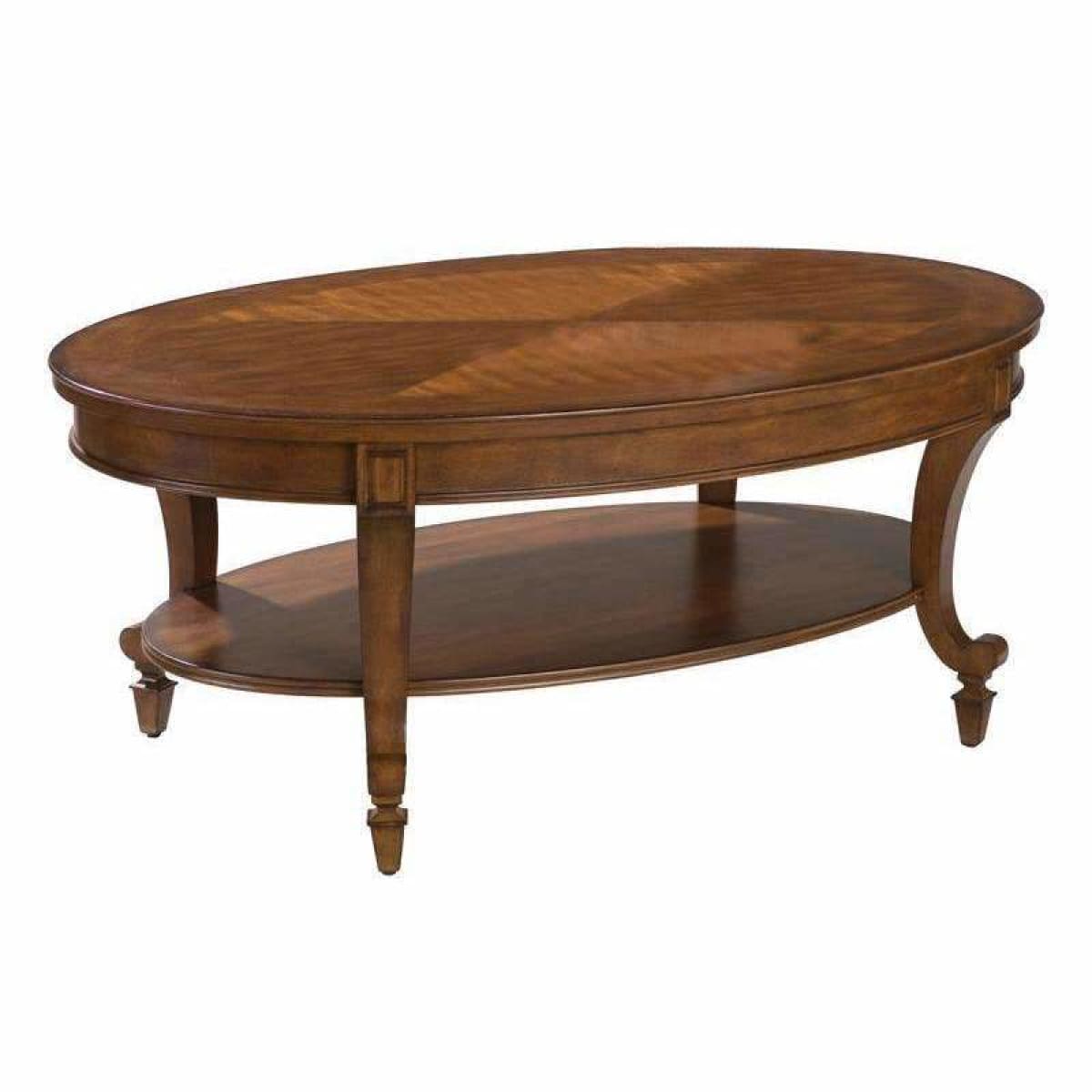 Aidan Oval Cocktail Table - COFFEE TABLE