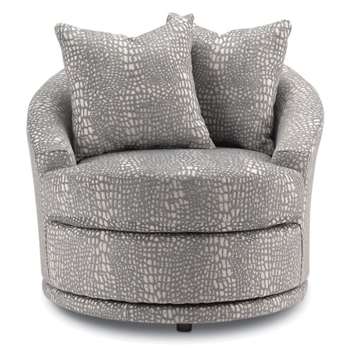 Alanna Swivel Barrel Chair - accent-chairs