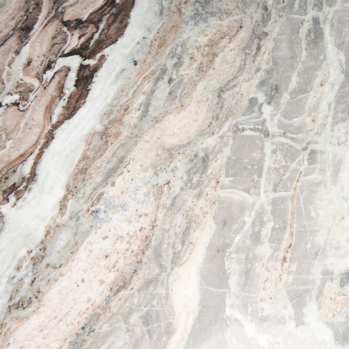 Allyson Dining Table Pink Marble | Medium Brown Wood - dining-table