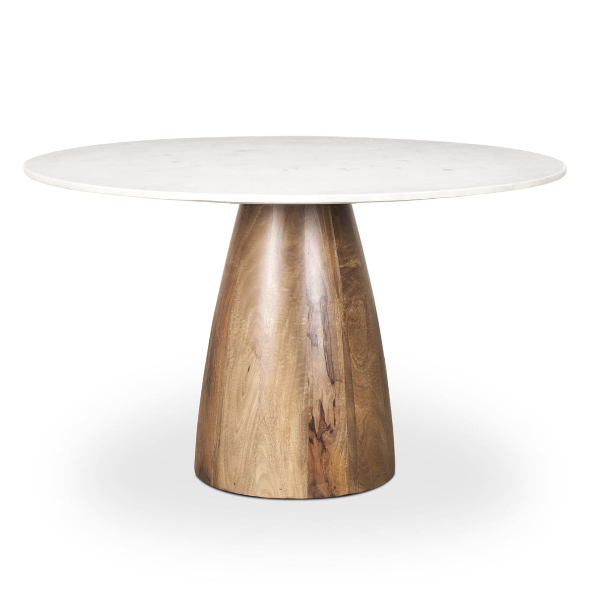 Allyson Dining Table White Marble | 48’’ - dining-table