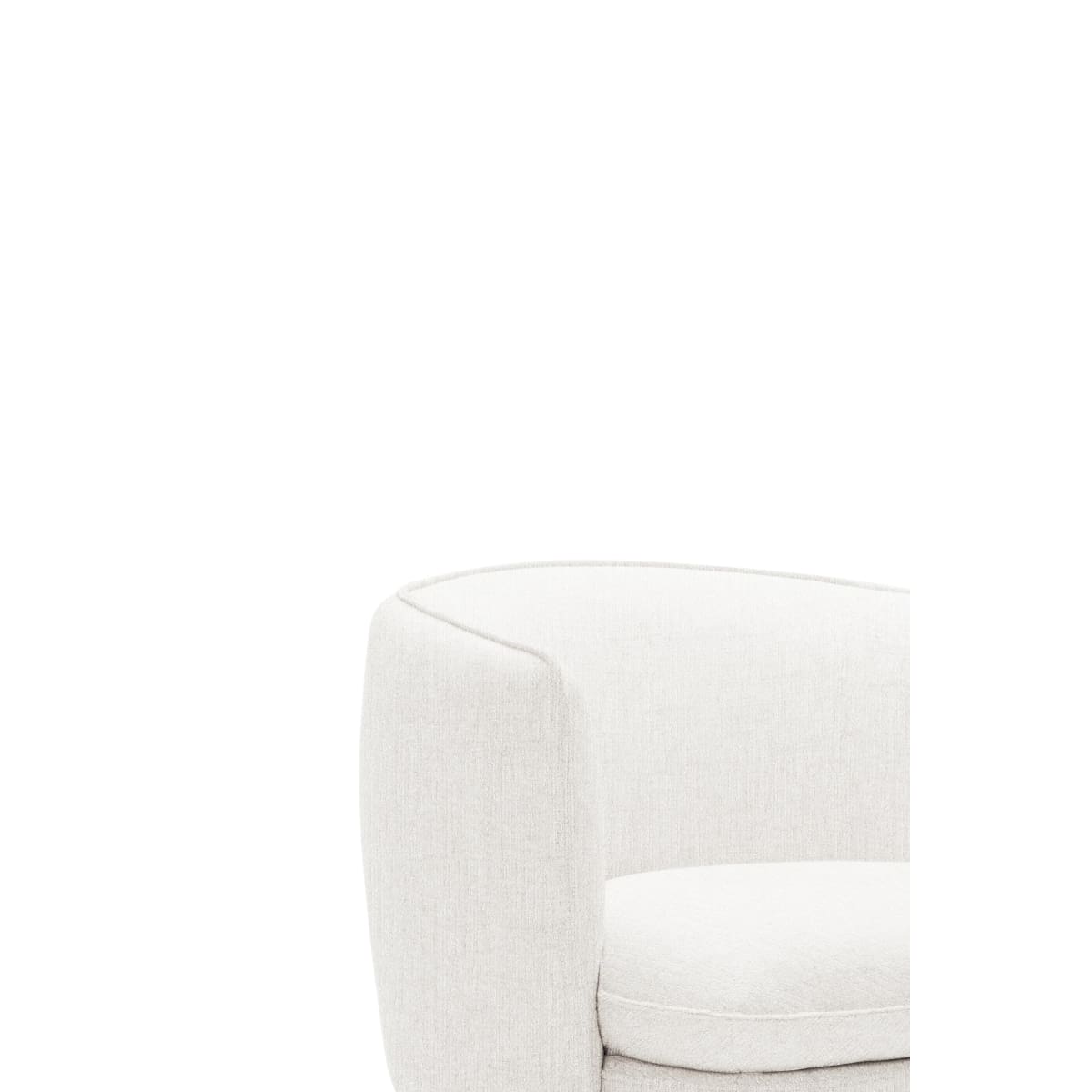 Amy Accent Chair | Ivory Fabric - accent-chairs