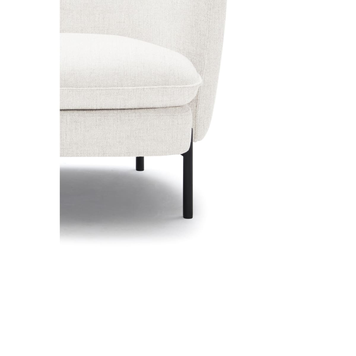 Amy Accent Chair | Ivory Fabric - accent-chairs
