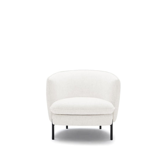Amy Accent Chair | Ivory Fabric - accent-chairs