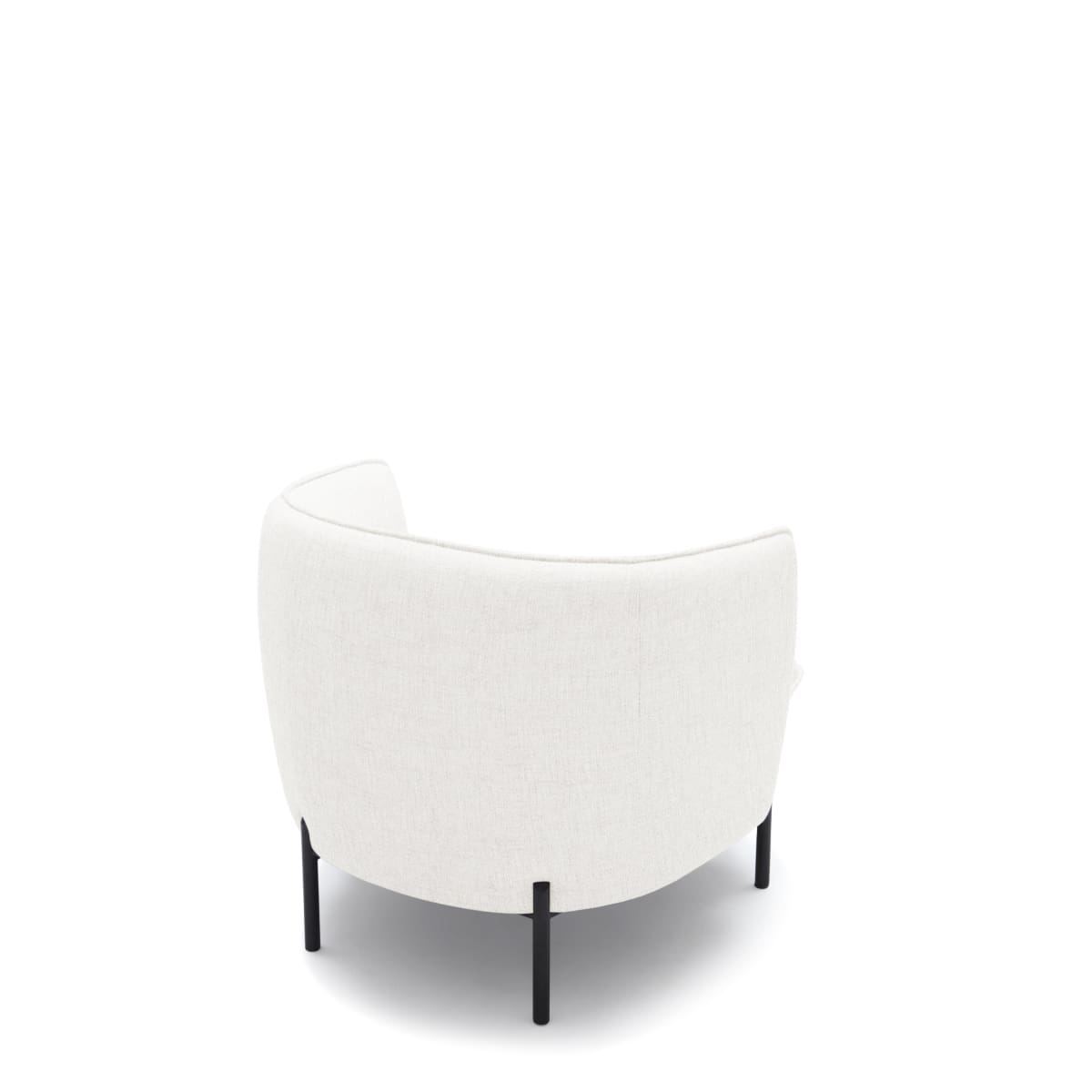 Amy Accent Chair | Ivory Fabric - accent-chairs