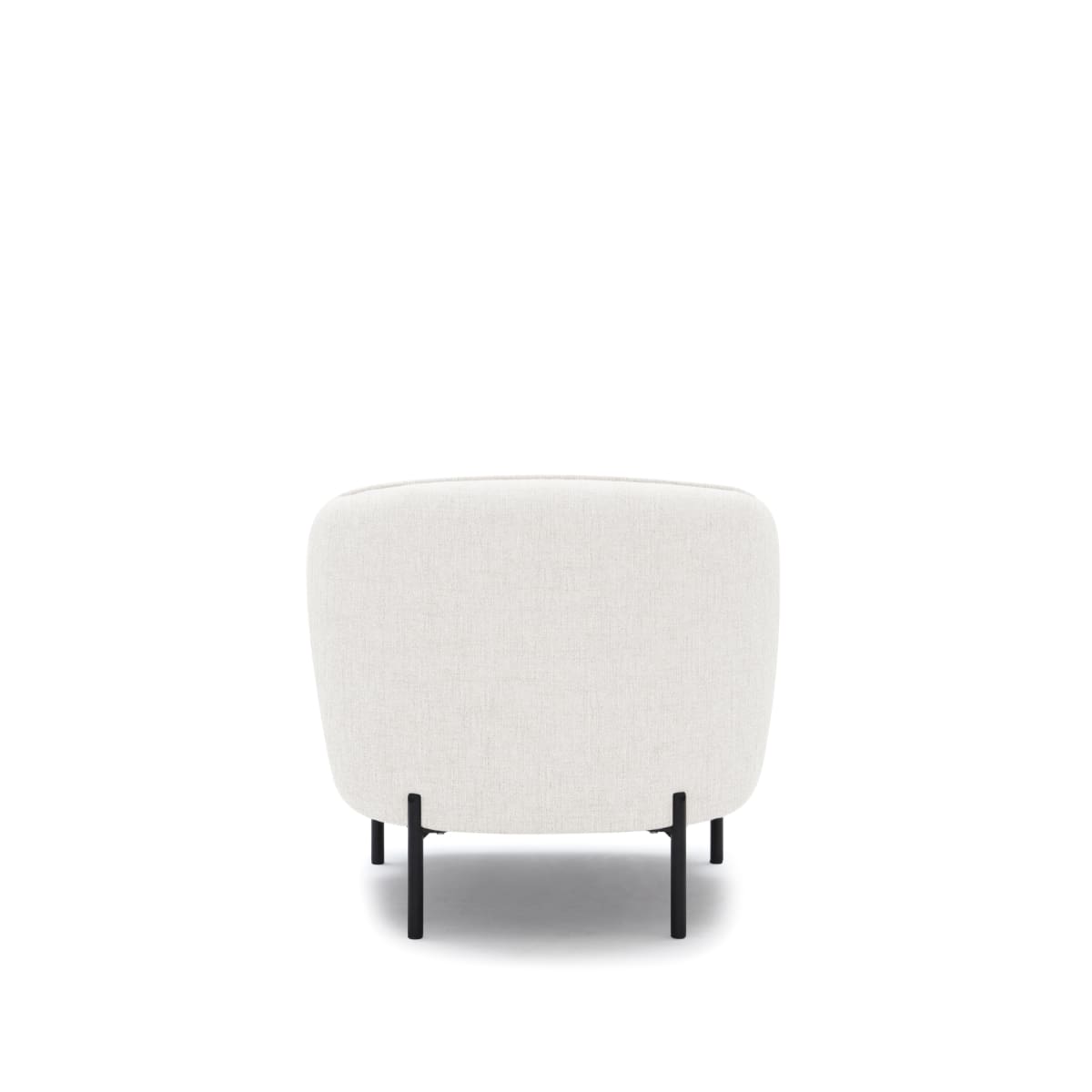 Amy Accent Chair | Ivory Fabric - accent-chairs