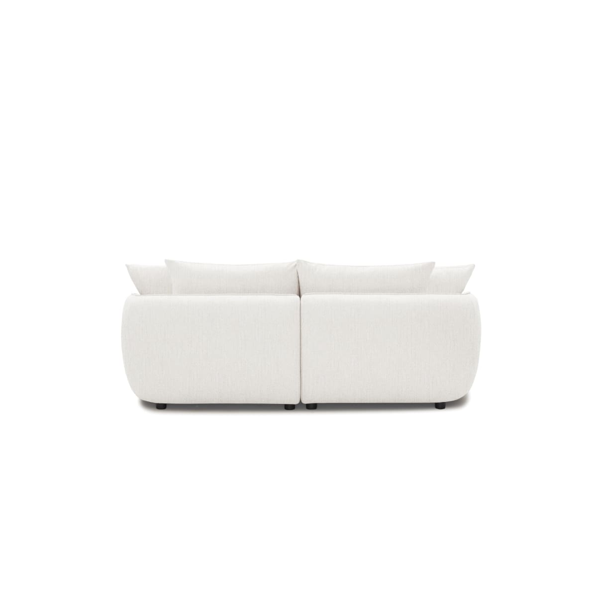 Amy Sofa | Ivory Fabric - lh-import-sofas