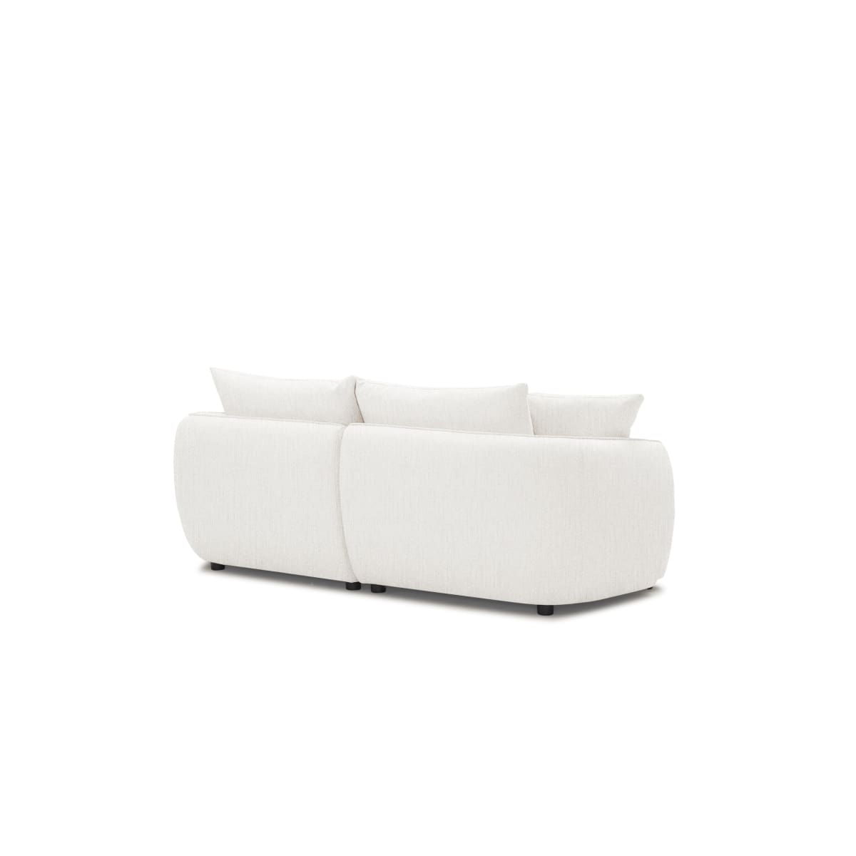 Amy Sofa | Ivory Fabric - lh-import-sofas
