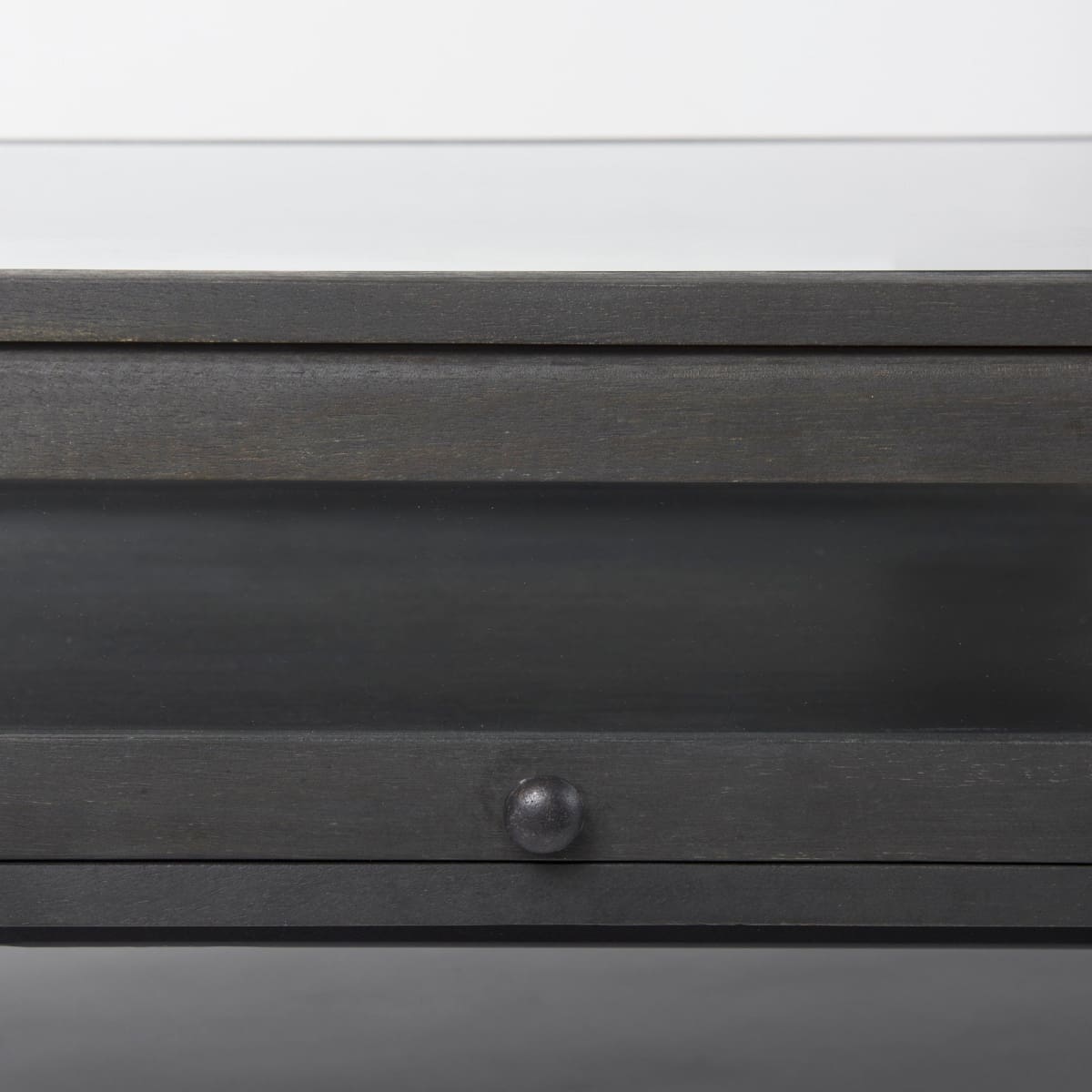 Arelius Coffee Table %7C Rectangular Black-Brown Wood | Black Metal | Rectangular - coffee-tables