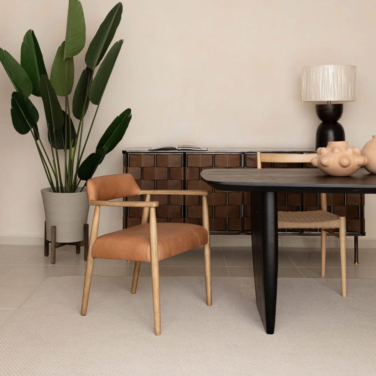 Artemis Dining Chair - Hunter Tan - lh-import-dining-chairs