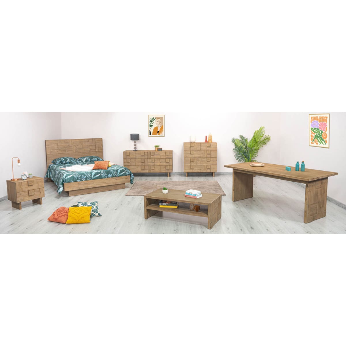 Atlantis 6 Drawer Dresser - Colour Variance From Atl006 - lh-import-dressers