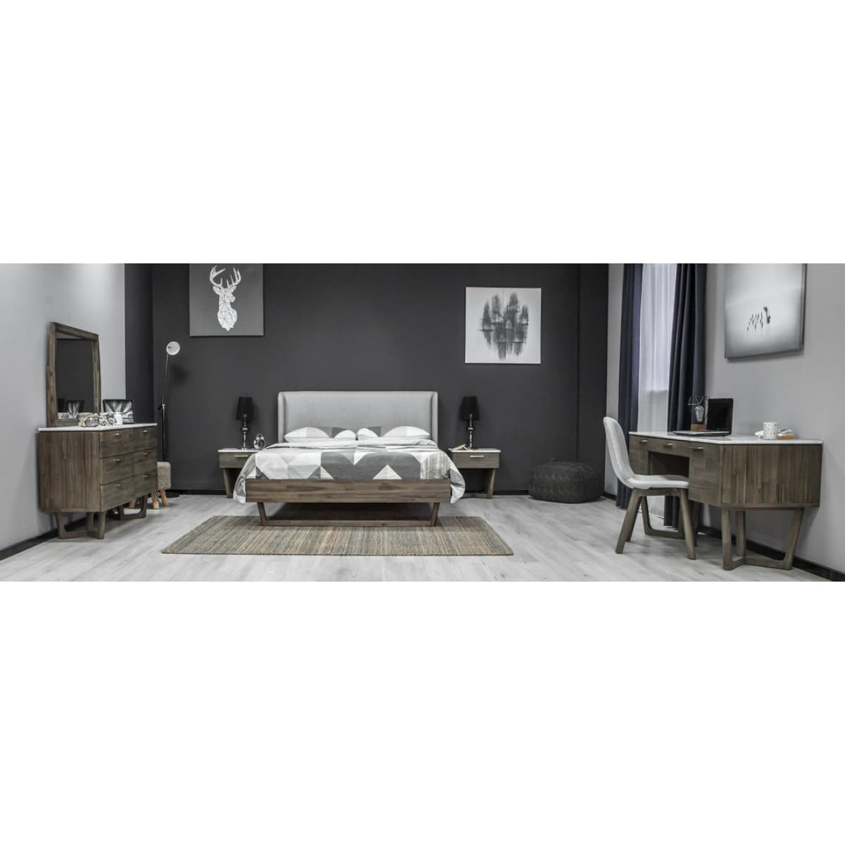 Aura 6 Drawer Dresser - lh-import-dressers