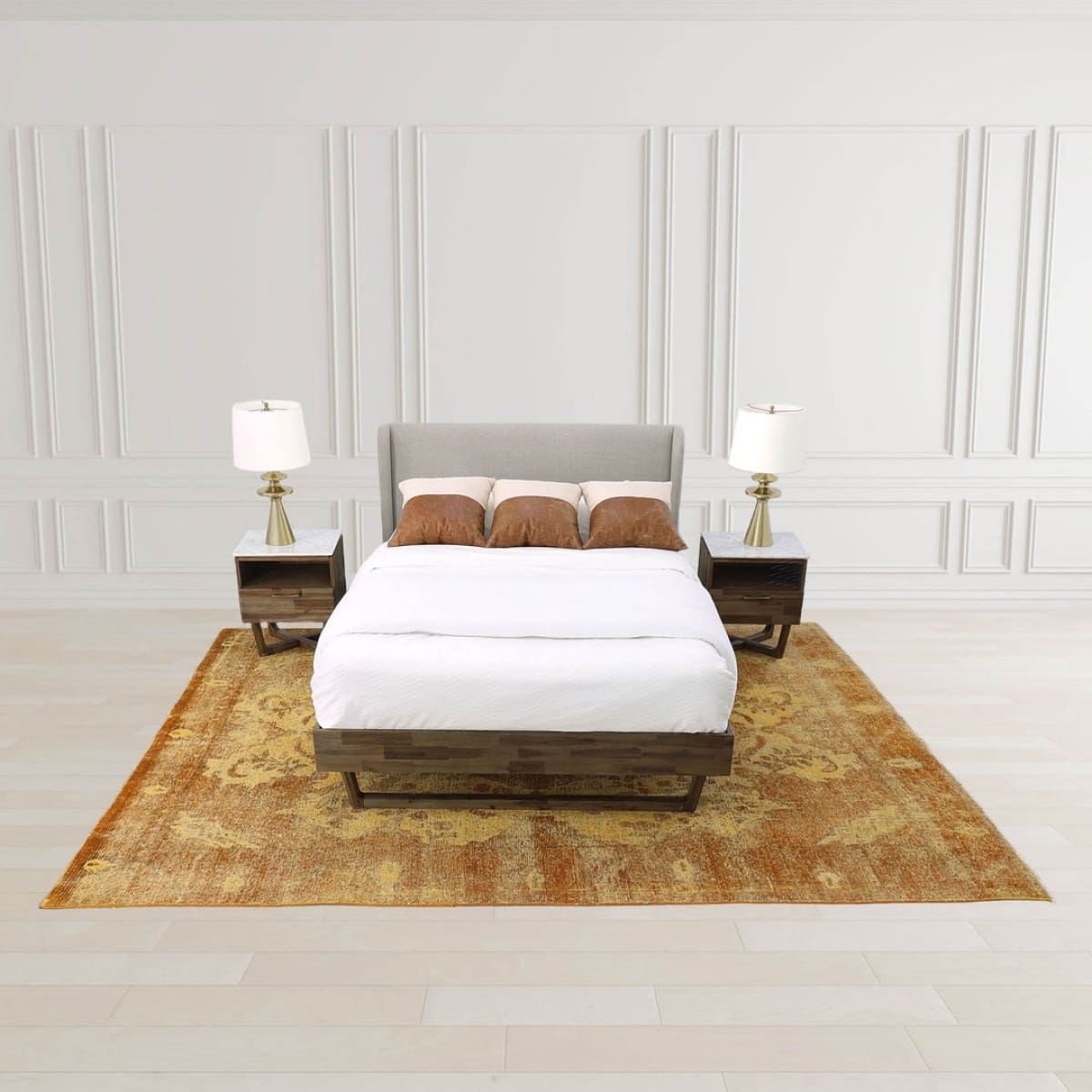Aura Queen Bed - lh-import-beds