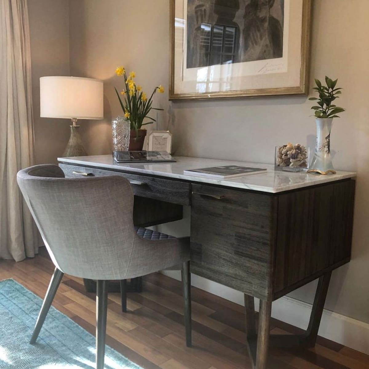 Aura Writing Desk - lh-import-desks