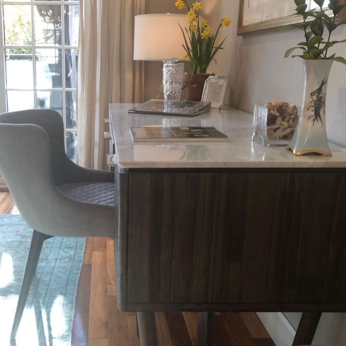 Aura Writing Desk - lh-import-desks
