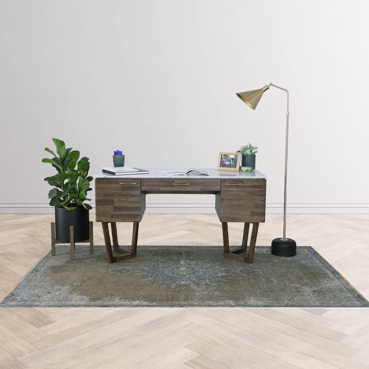 Aura Writing Desk - lh-import-desks