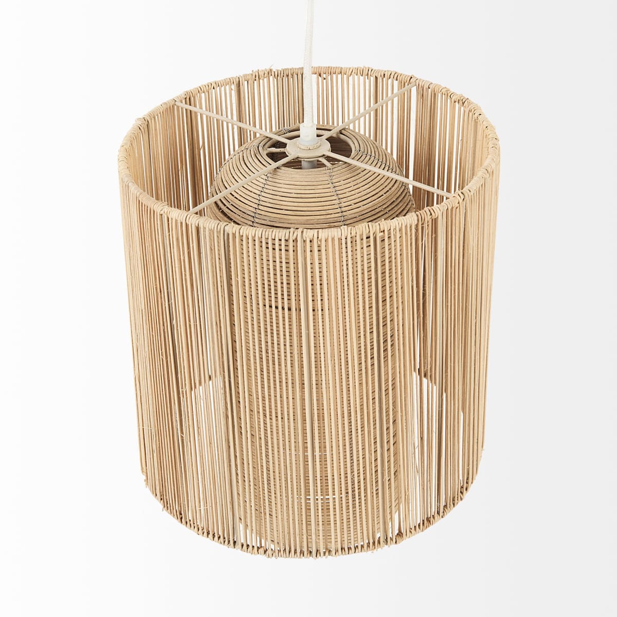 Aviario Pendant Light Natural Cane - pendant-light