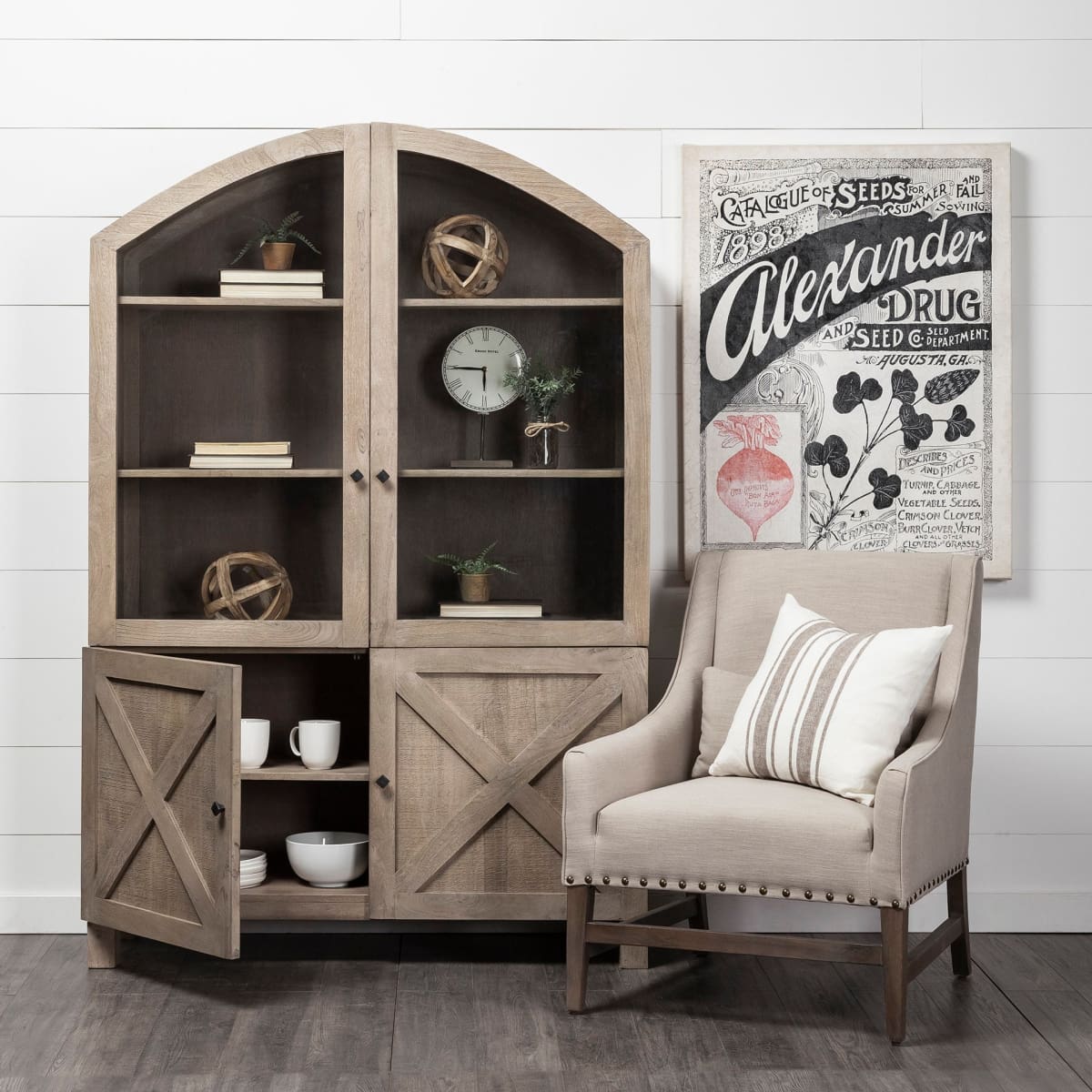 Barrett Cabinet Brown Wood - cabinets