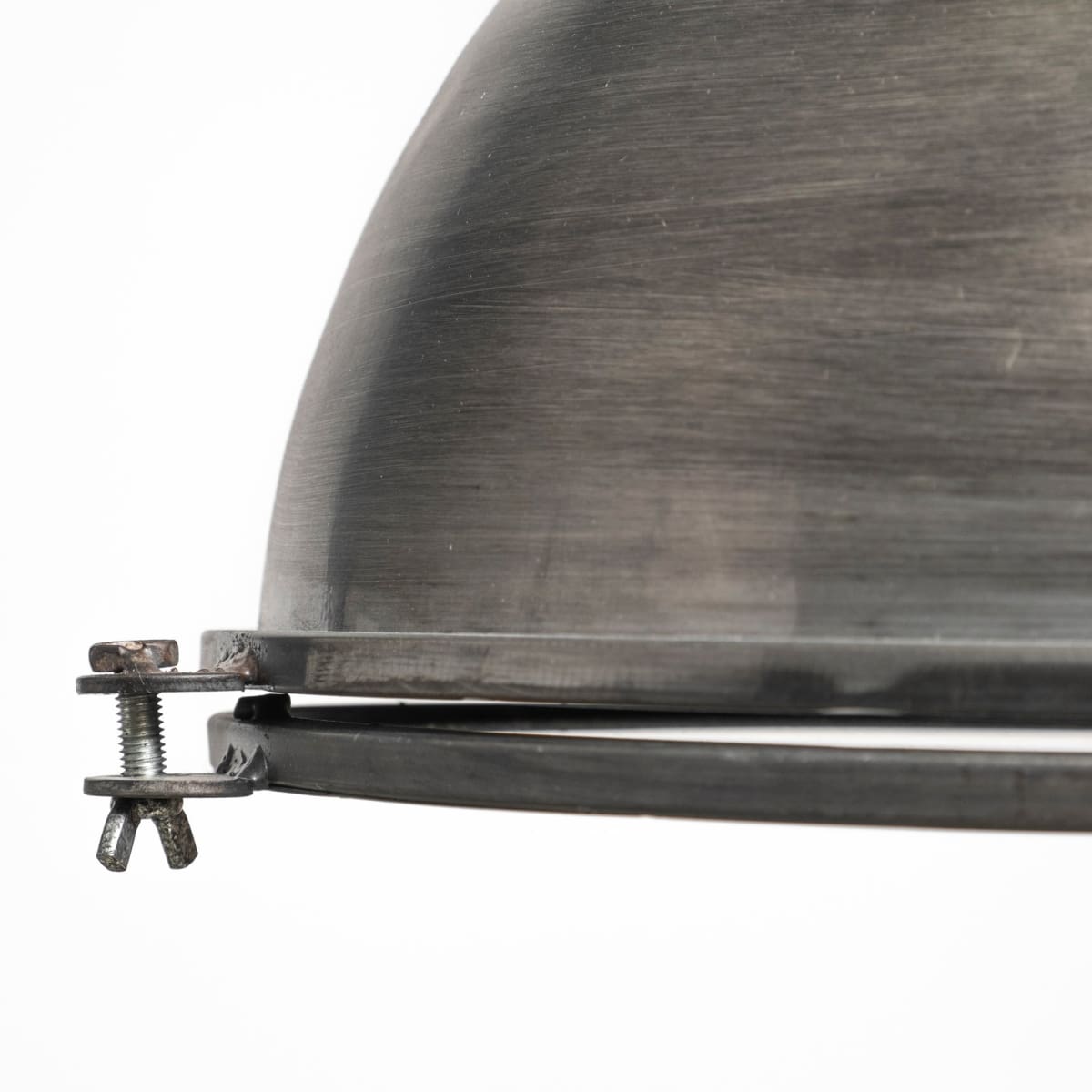 Bashaw Pendant Light Gray Metal - pendant-light