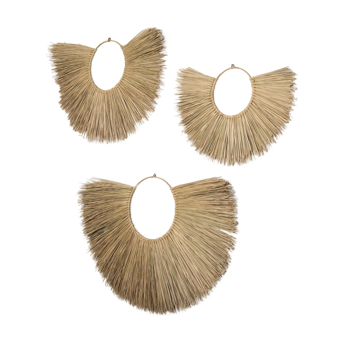 Bayu Wall D%C3%A9cor Seagrass | Set of 3 - alternative-wall-decor