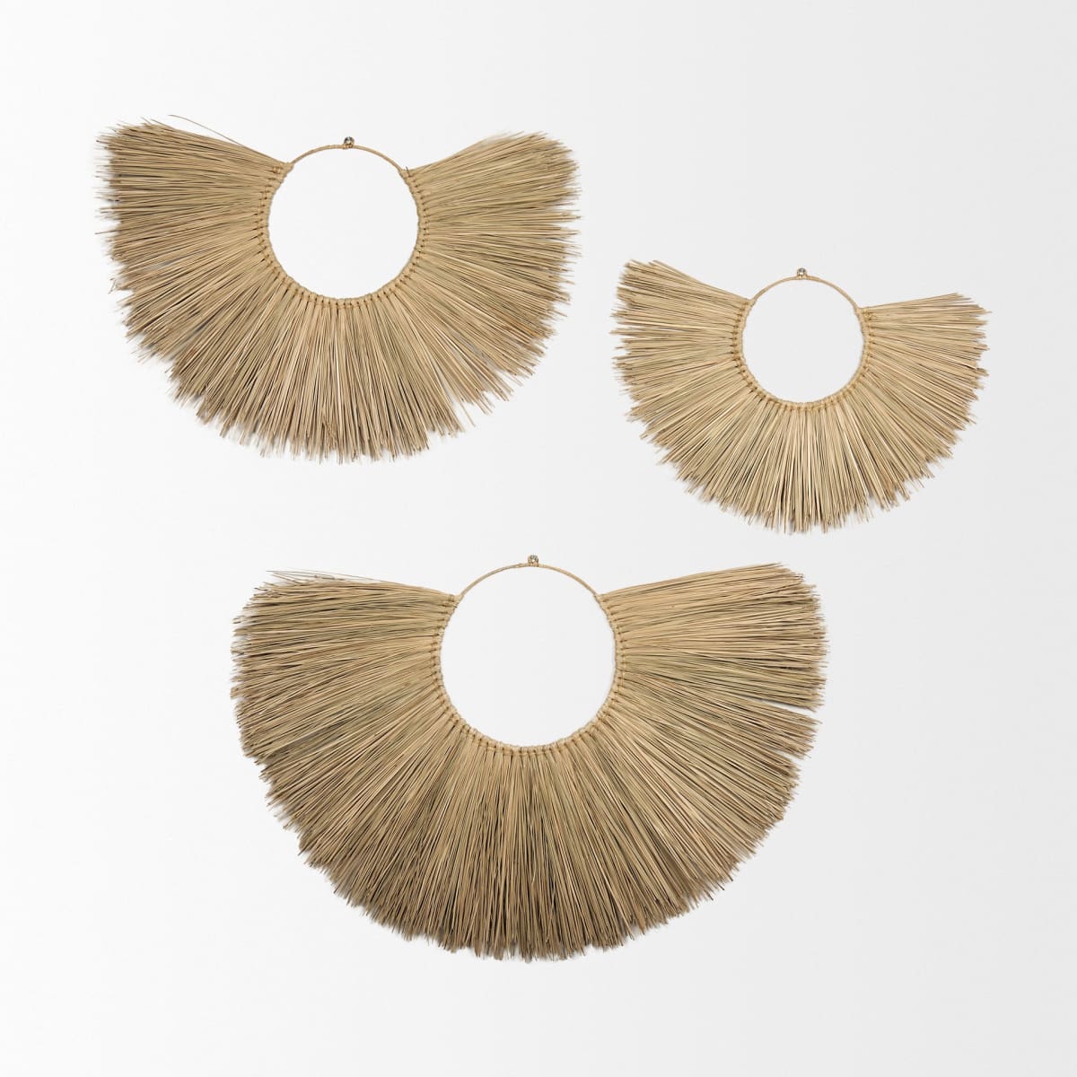 Bayu Wall D%C3%A9cor Seagrass | Set of 3 - alternative-wall-decor