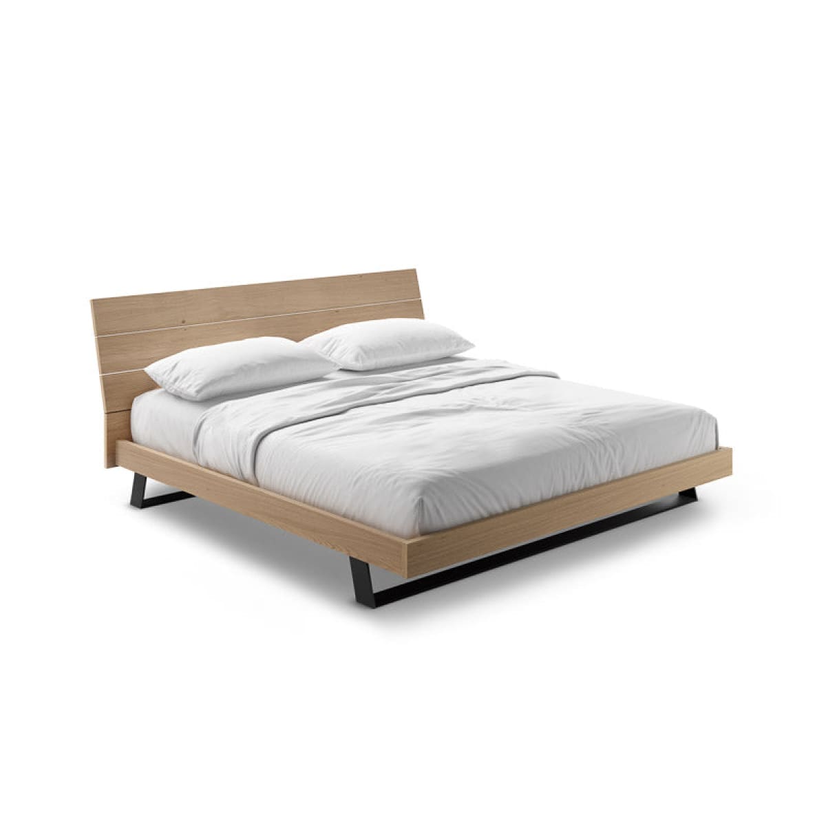 Bella Bed With Wood Headboard - BED
