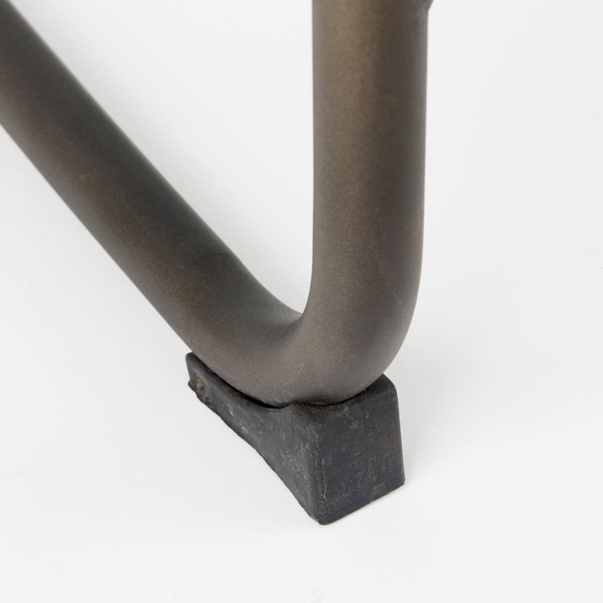 Berbick Leather Seat Bar Counter Stool Black Leather | Gray Metal | Counter - bar-stools