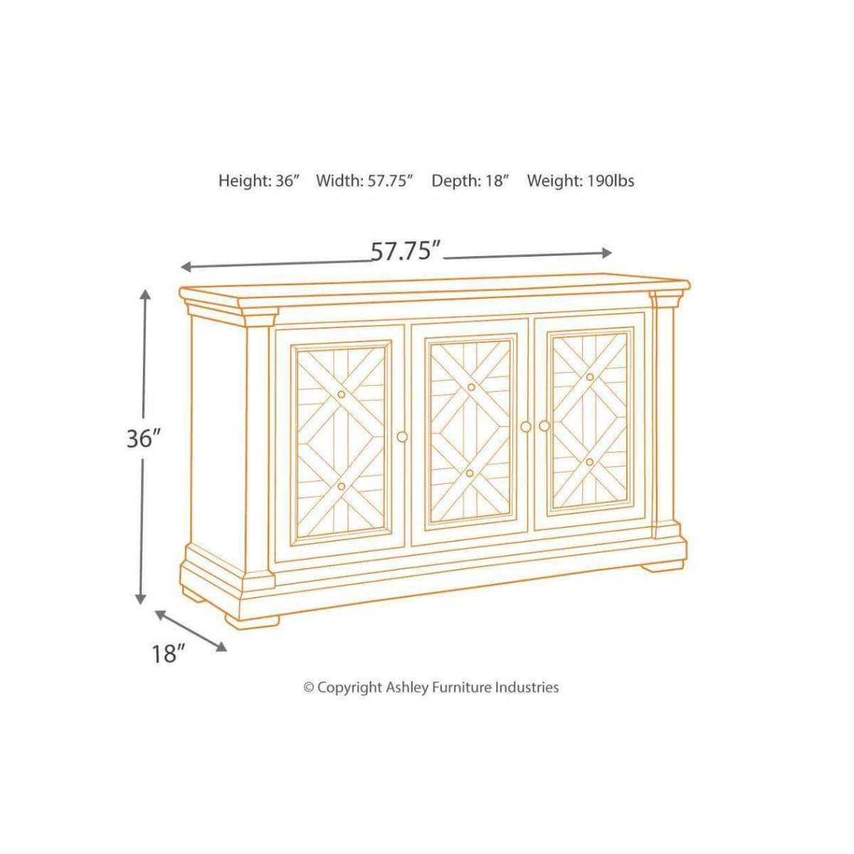 Bolanburg Dining Room Server - Side Board
