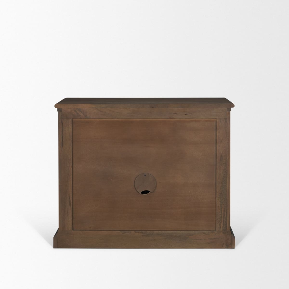 Braxton Accent Cabinet Dark Brown | Antiqued Brass - acc-chest-cabinets