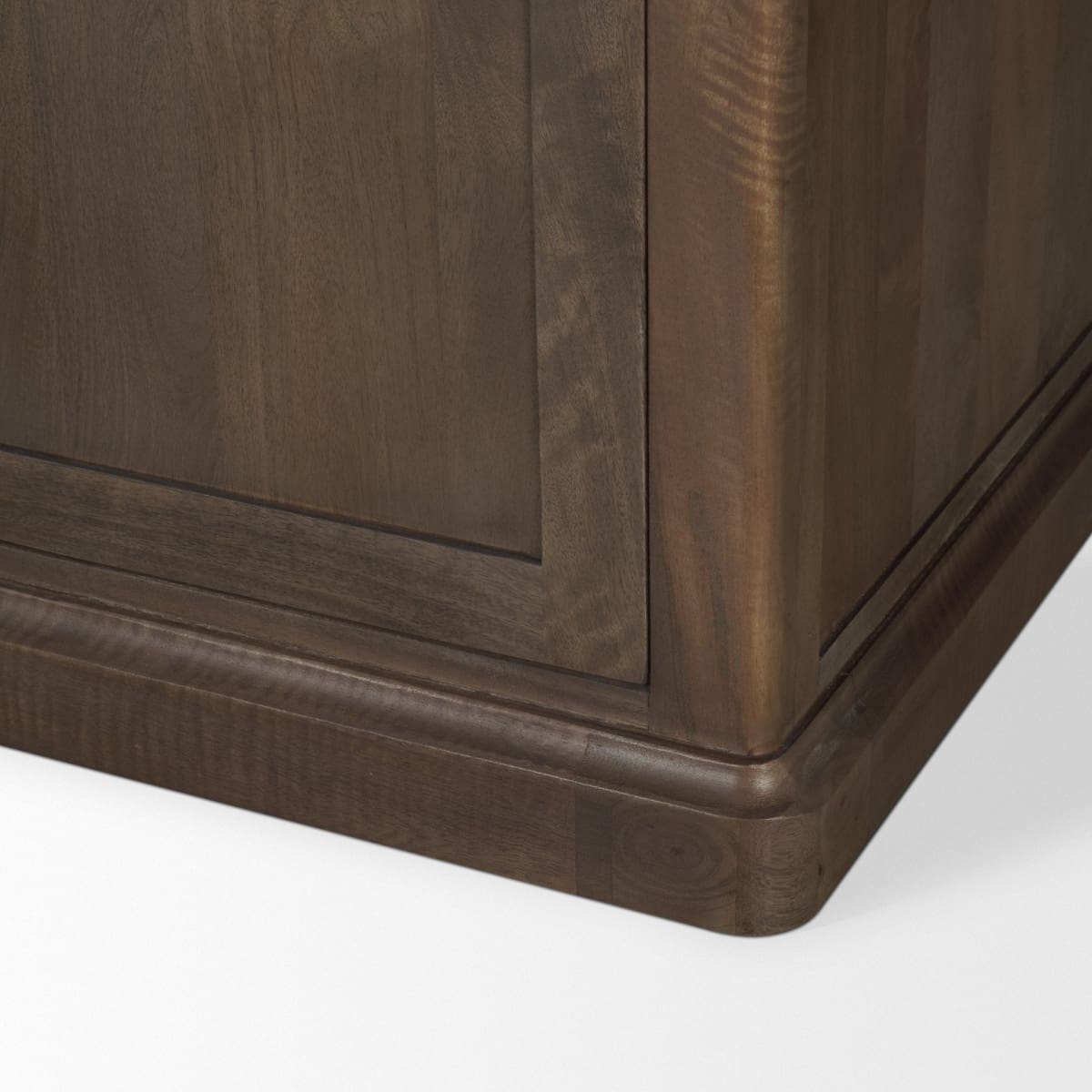 Braxton Accent Cabinet Dark Brown | Antiqued Brass - acc-chest-cabinets