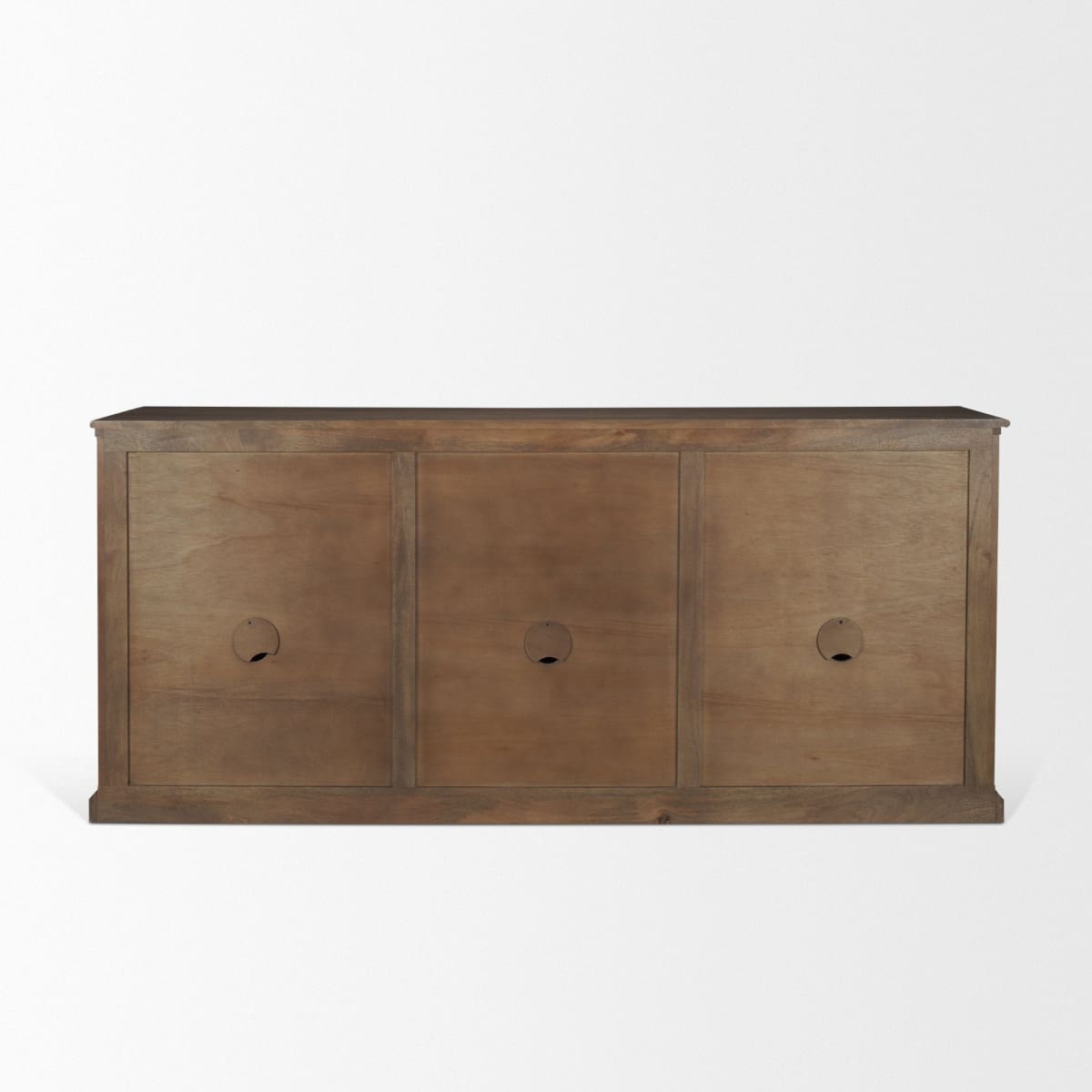 Braxton Sideboard Dark Brown | Antiqued Brass - sideboards-and-buffets