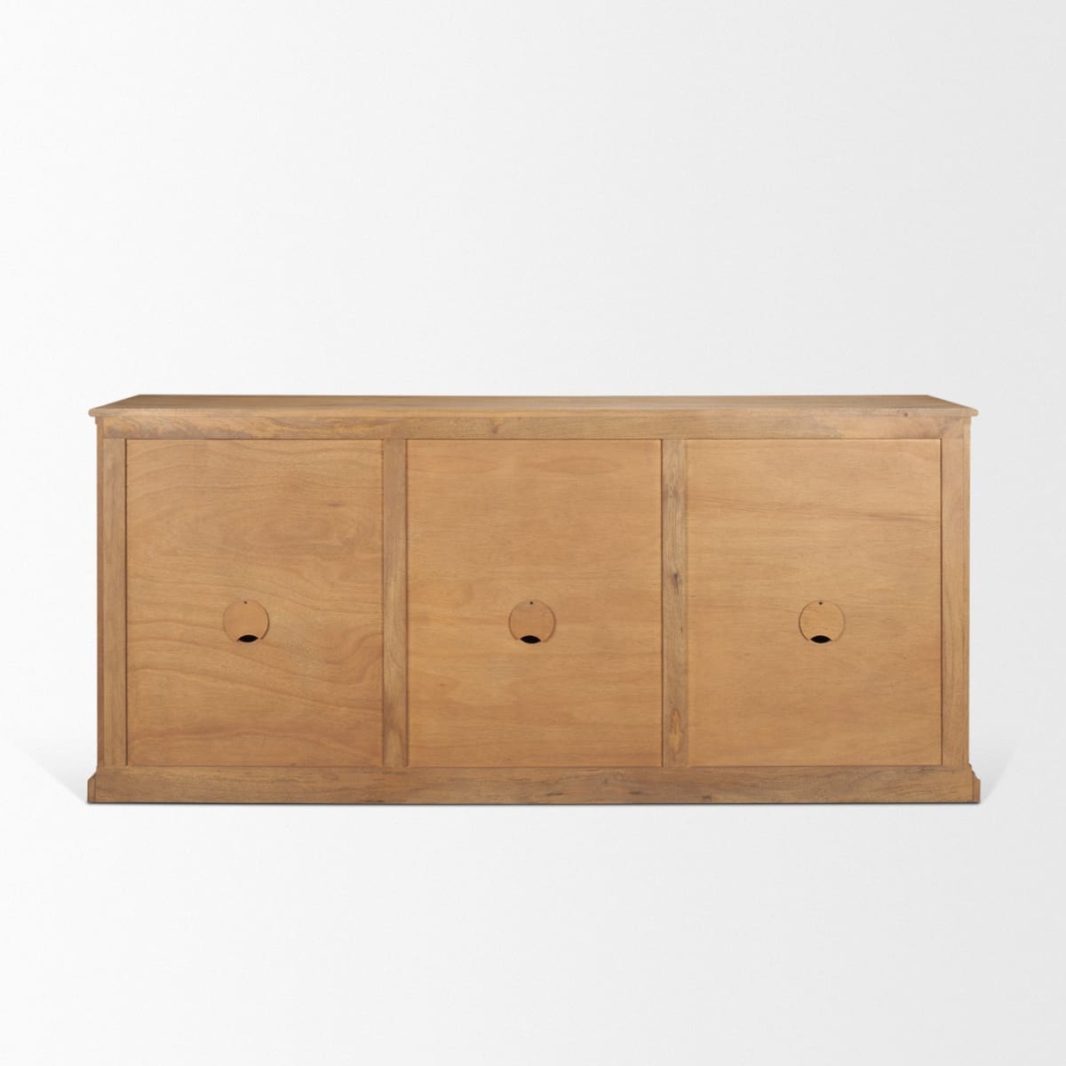 Braxton Sideboard Light Brown | Dark Aged Brass - sideboards-and-buffets