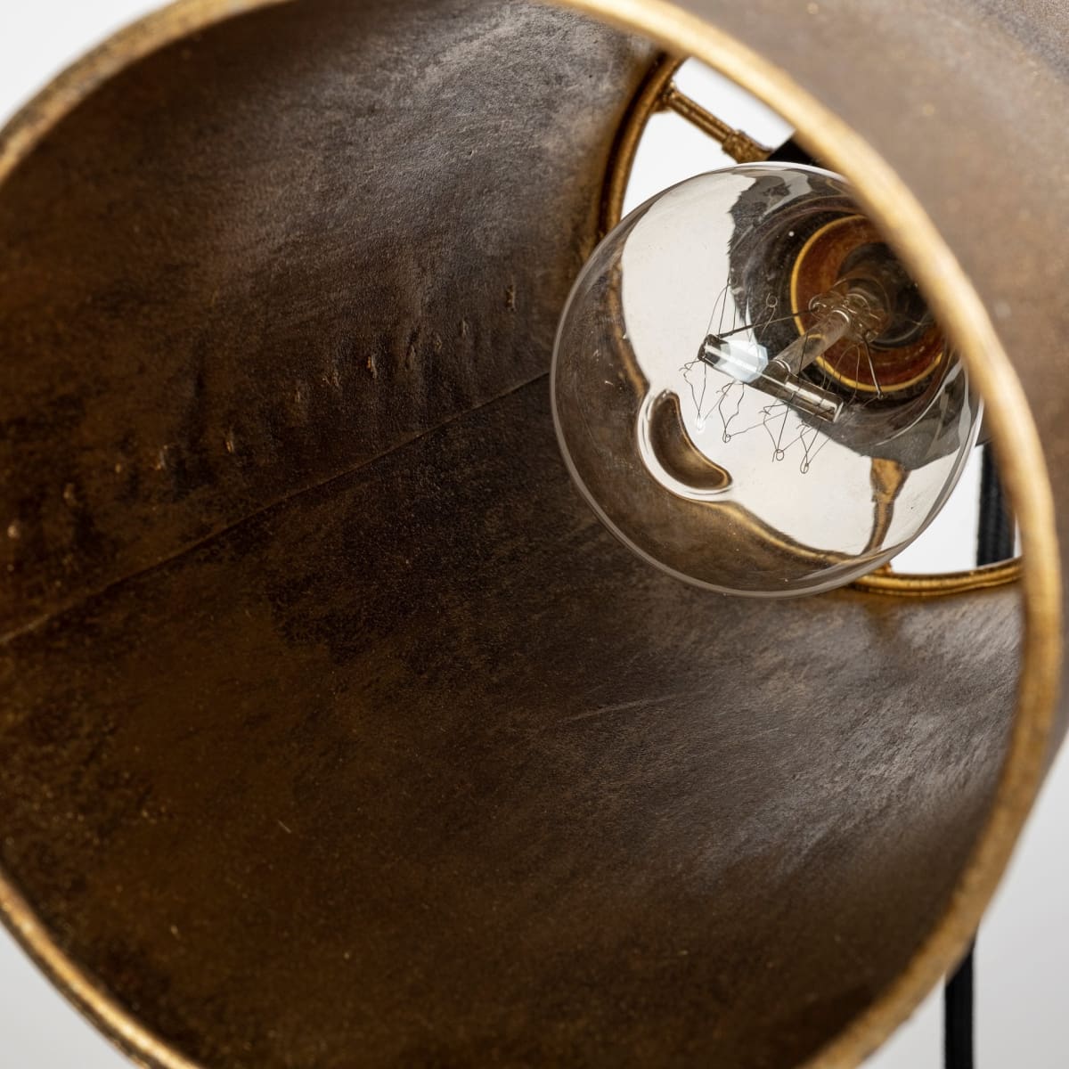 Brent Table Lamp Gold/Black Metal - table-lamps