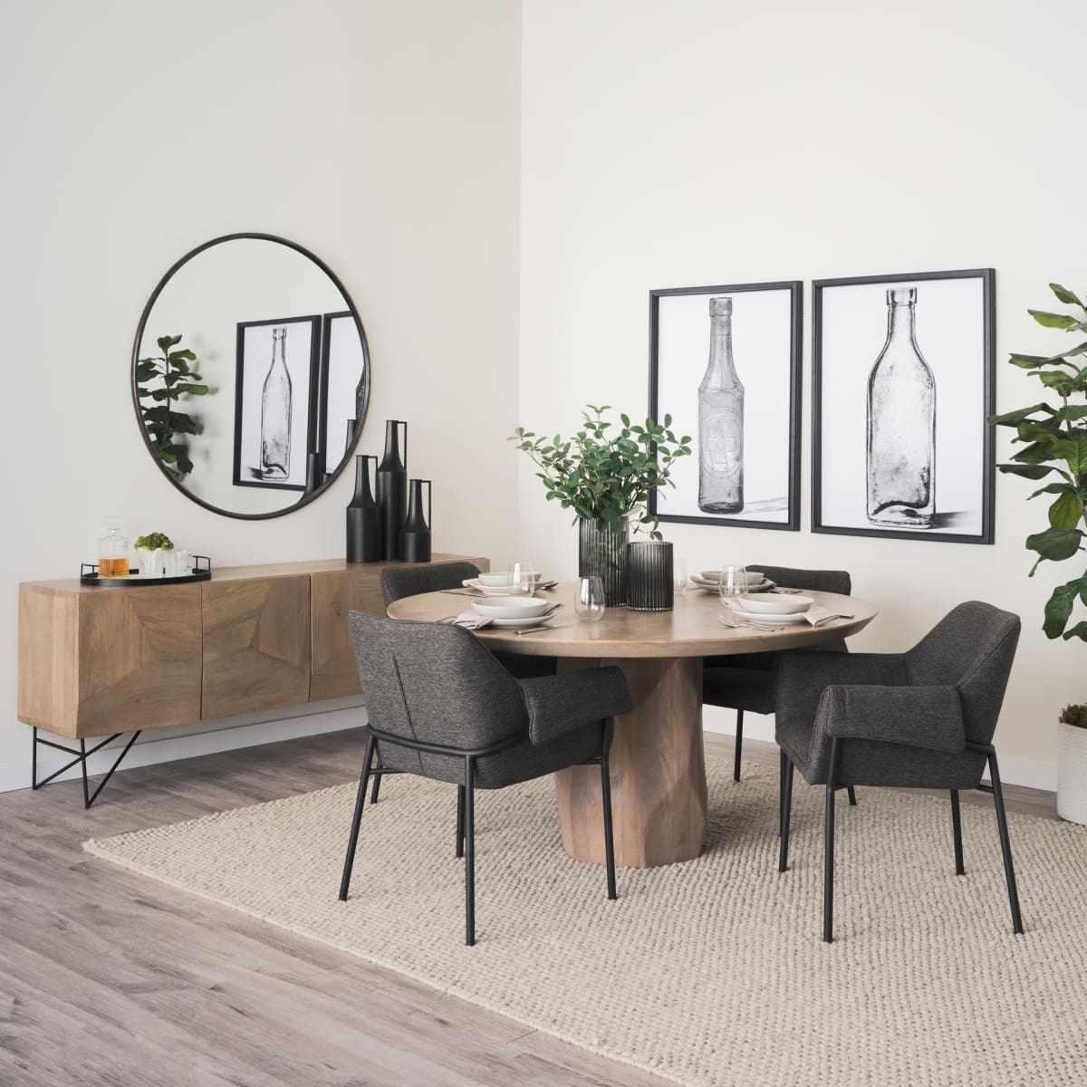 Brently Dining Chair Gray - dining-chairs