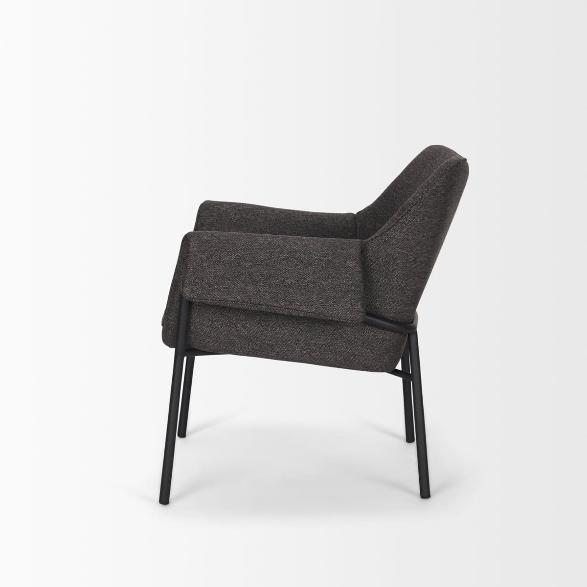 Brently Upholstered Accent Chair Gray - accent-chairs