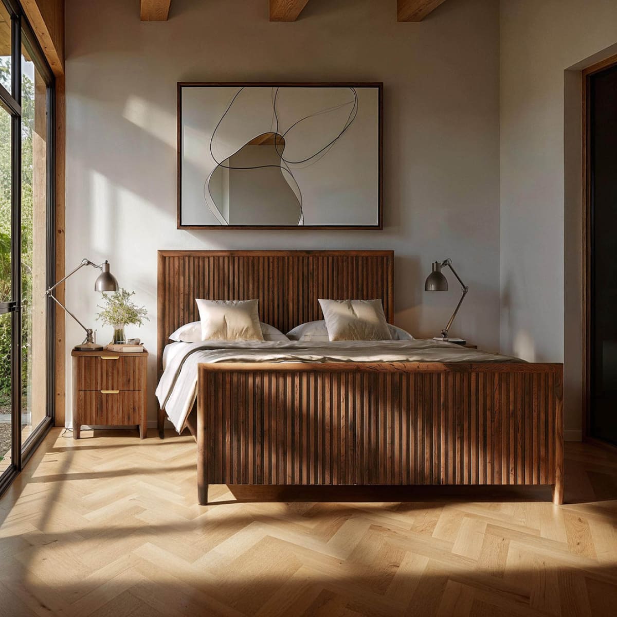 Britanica Queen Bed - lh-import-beds