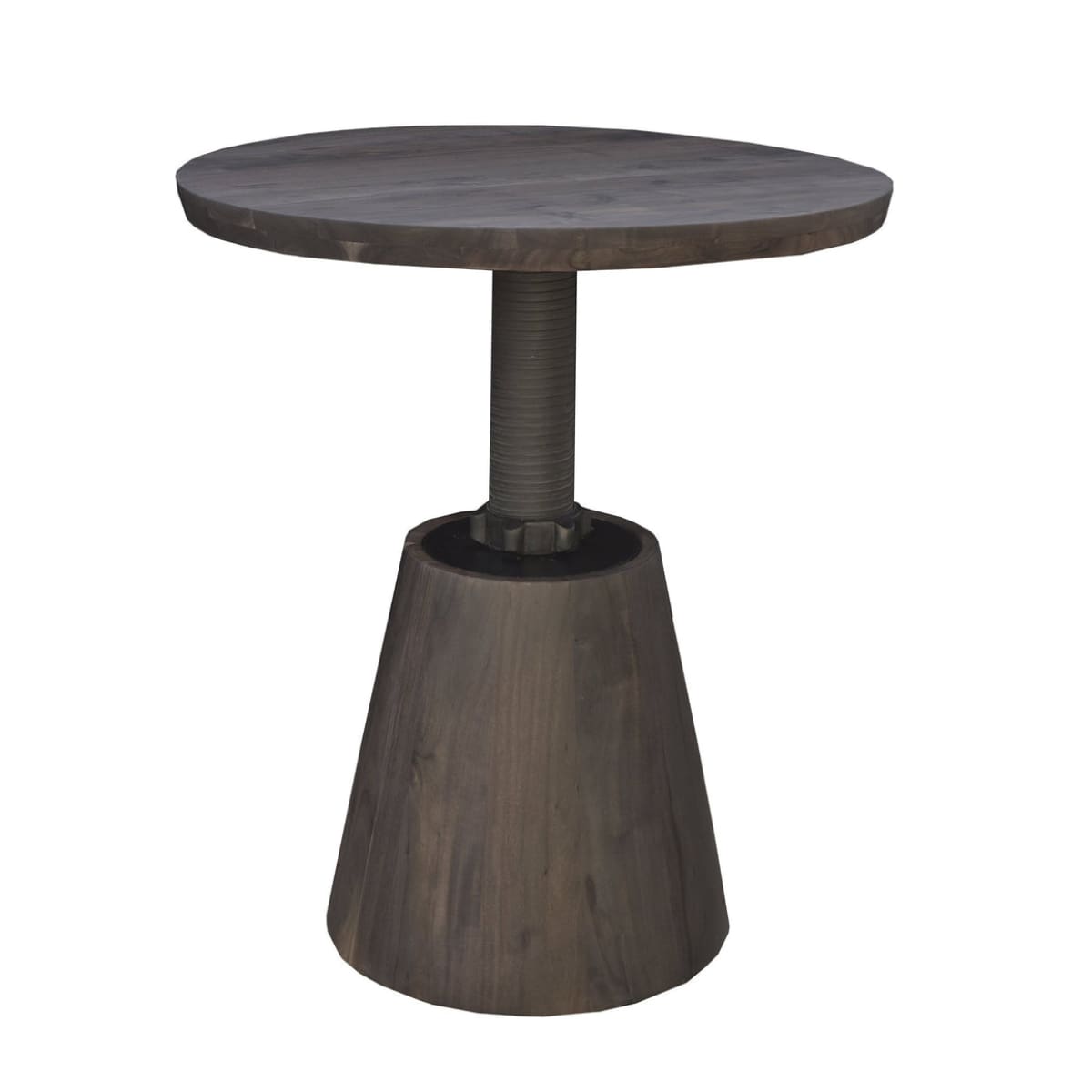 Bronx Bistro Crank Table - Vinegar Matte - lh-import-dining-tables