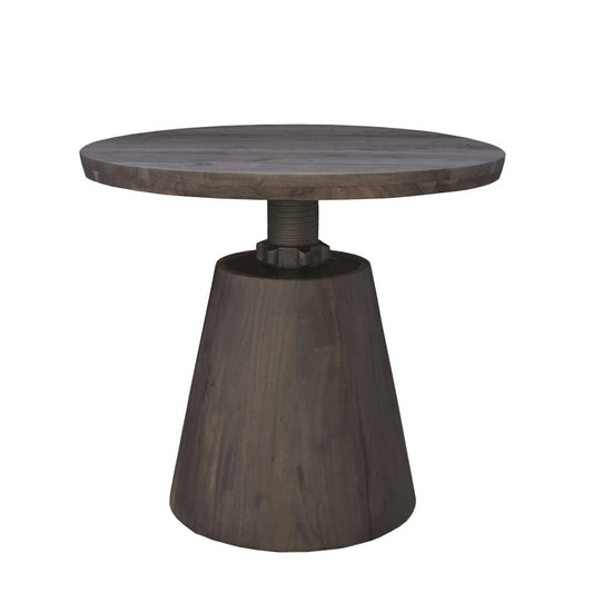 Bronx Bistro Crank Table - Vinegar Matte - lh-import-dining-tables