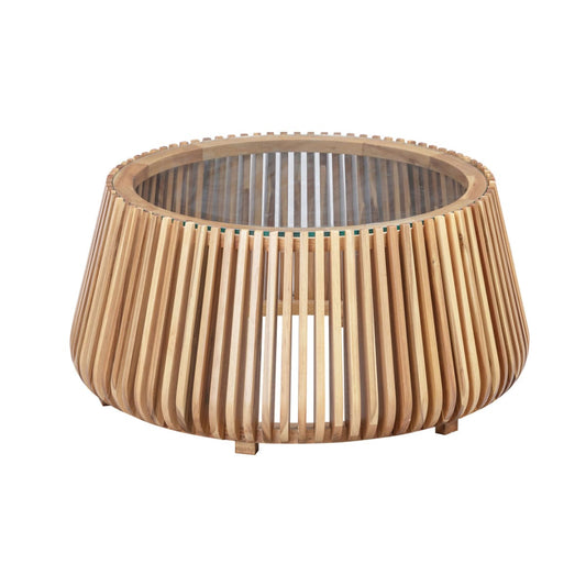Bungalow Coffee Table - Round - lh-import-coffee-tables