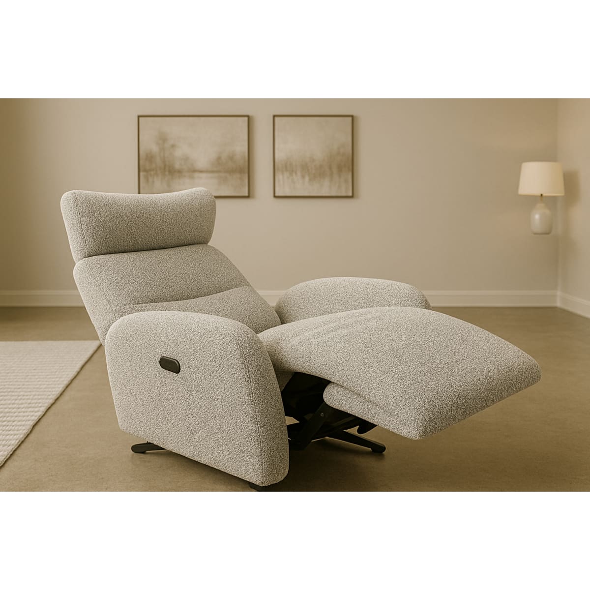 Camela Swivel Power Recliner Power Headrest Chair - recliner