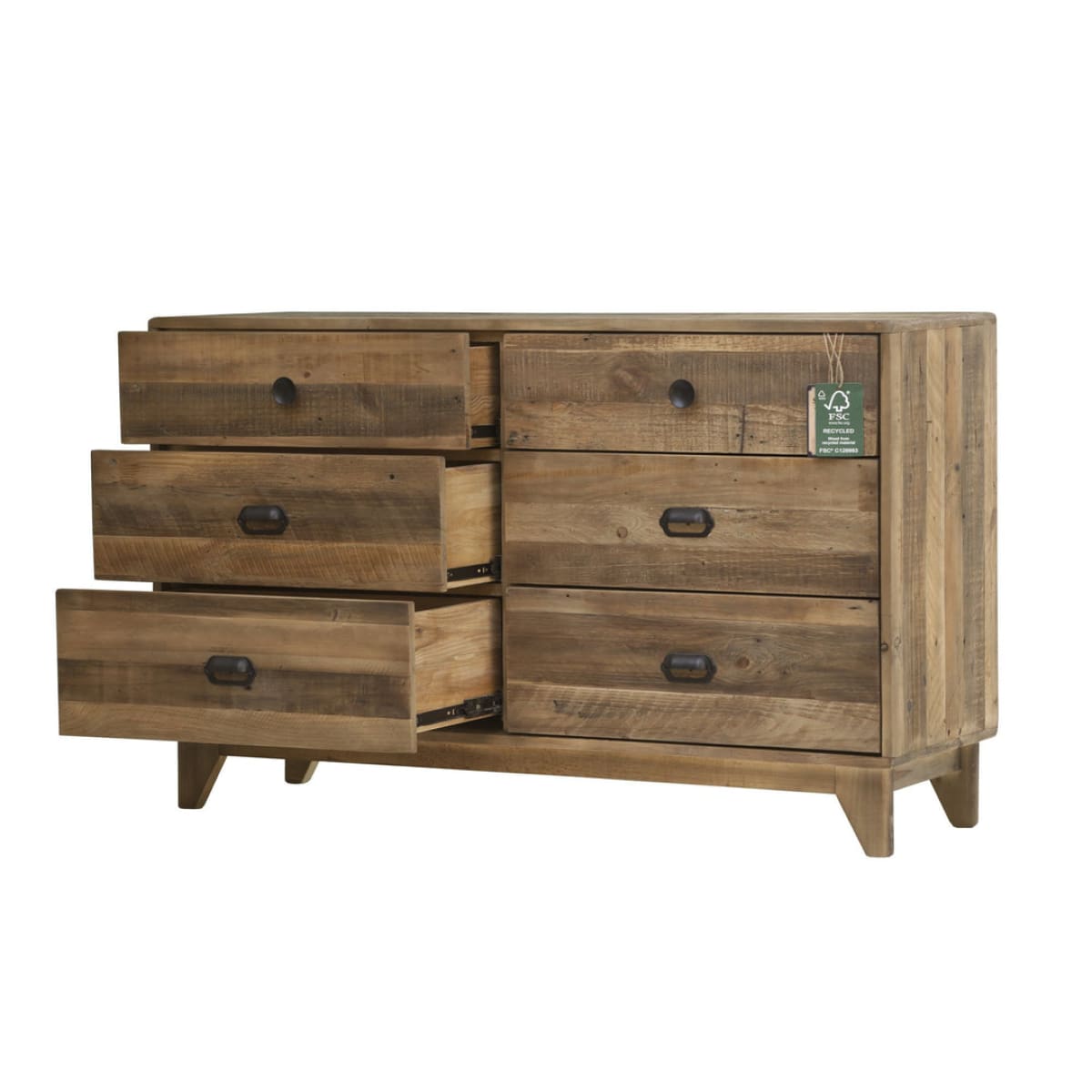 Campestre Modern 6 Drw Dresser - lh-import-dressers